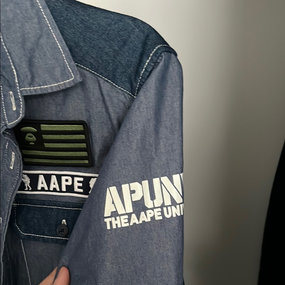 Aape by A Bathing Ape button down shirt - Picture 5 of 7